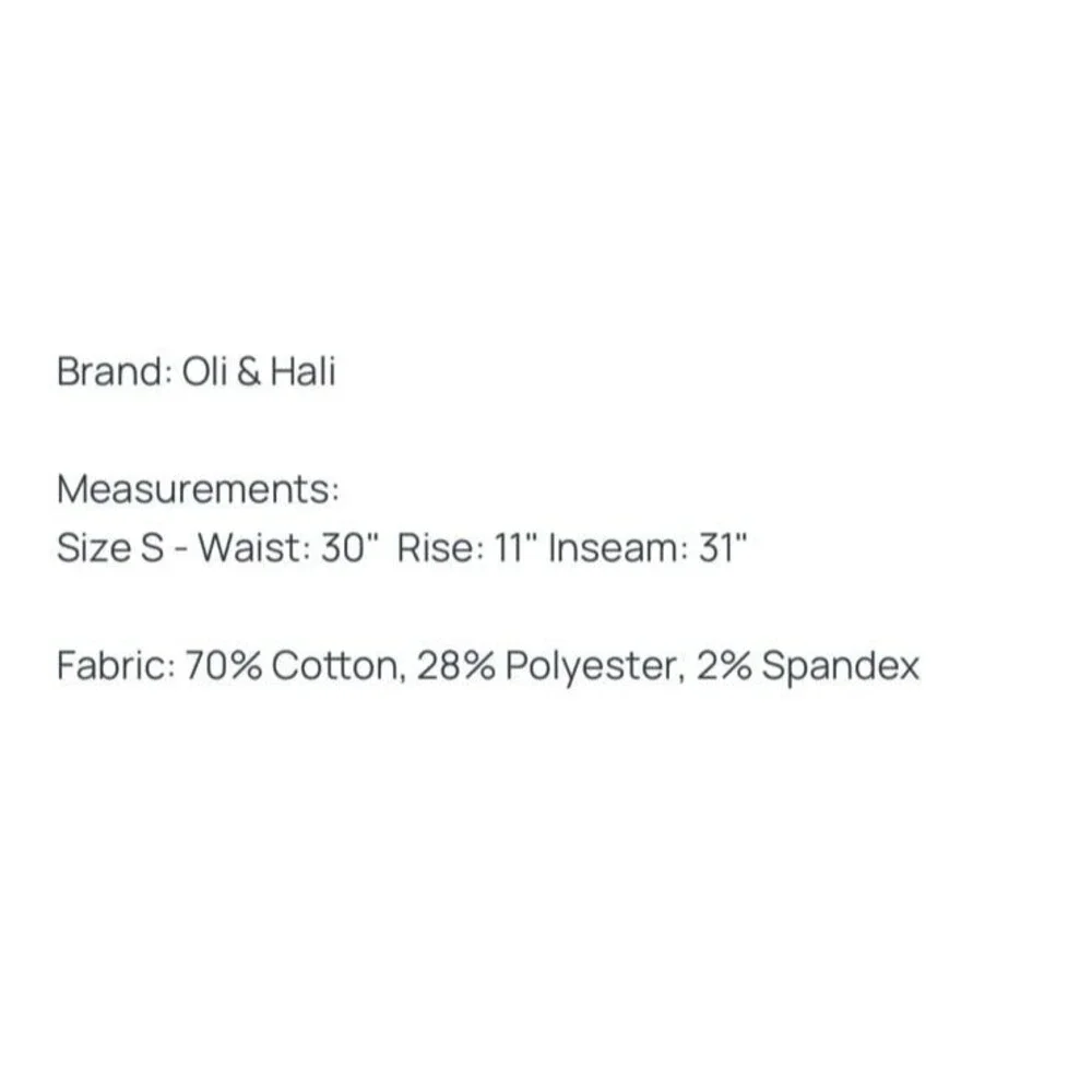 OLI & HALI jeans OH! jeans Oli and Hali pants OLI HALI jeans floral OLI&hali XL